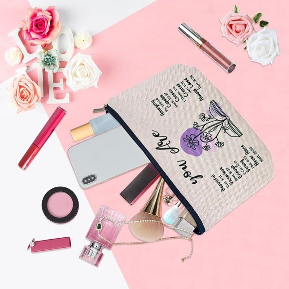 Best Christian Gifts for Women Faith Based Makeup Bags, Catholic Spiritual Relig - Picture 2 of 6